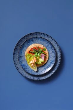 Palmer Serviesset Lester Stoneware 6-persoons 24-delig Zwart Blauw -Bestek Winkel 800x1200 19