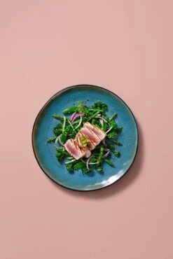 Palmer Serviesset Lotus Stoneware 6-persoons 24-delig Zwart Turquoise -Bestek Winkel 801x1200 3