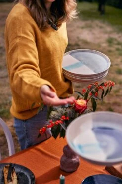 Palmer Serviesset Marlow Stoneware 6-persoons 24-delig Blauw Grijs Wit -Bestek Winkel 801x1200 8