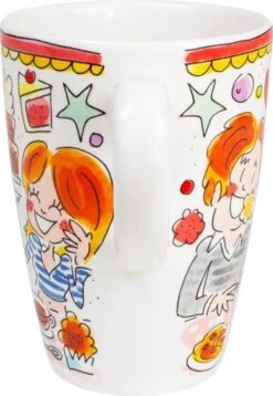 Blond Amsterdam Even Bijkletsen Beker XL 500 Ml - Rode Rand -Bestek Winkel 827x1200 1