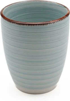 Koffiekopjes - Ocean Blue - Koffiebeker - Unieke Kleuren - Blauw - Set Van 12 Kopjes (ook Los Verkrijgbaar) - 160ML En 340ML - Porselein - Hip En Trendy -Bestek Winkel 838x1200