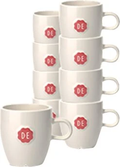 Douwe Egberts Lungo Koffiekop - 150 Ml - 12 Stuks -Bestek Winkel 861x1200