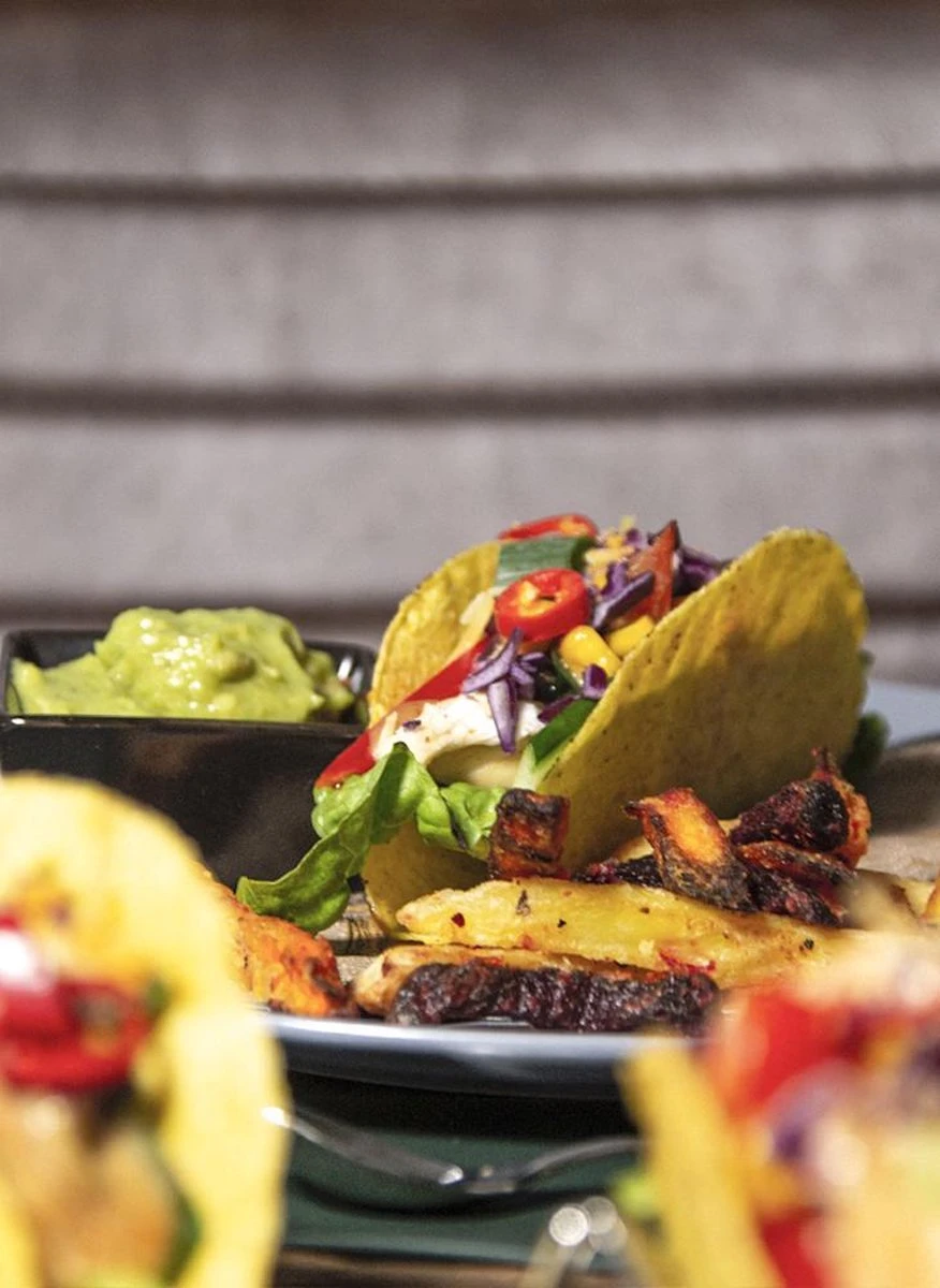 Krumble Taco Houder - Taco En Tortilla Houder Voor 4 Stuks - Serveerschalen - Koken & Tafelen - Kookgerei - Snack- & Tappasschalen - Metaal - Zilver 3 Krumble Taco Houder - Taco En Tortilla Houder Voor 4 Stuks - Serveerschalen - Koken & Tafelen - Kookgerei - Snack- & Tappasschalen - Metaal - Zilver - Afbeelding 3