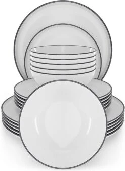 18-delig - Moderne Bordenset Voor 6 Personen