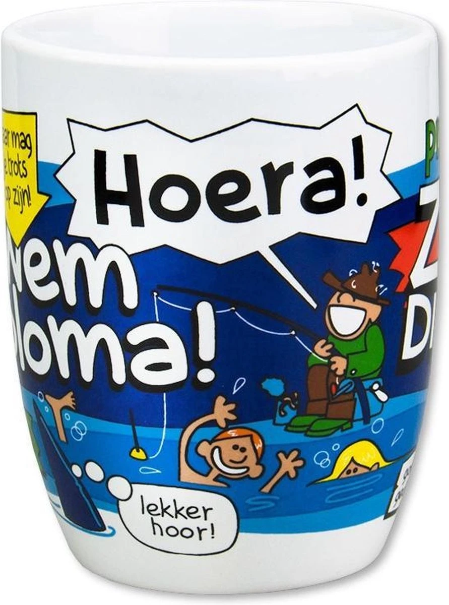 Paperdreams - Cartoonmok - Zwemdiploma 2 Paperdreams - Cartoonmok - Zwemdiploma - Afbeelding 2