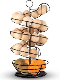 Eiermand – Eierrek – Eierhouder – Eieren – Zwart - Pasen - Tot 40 Eieren - 360° - BAULK® -Bestek Winkel 897x1200 1