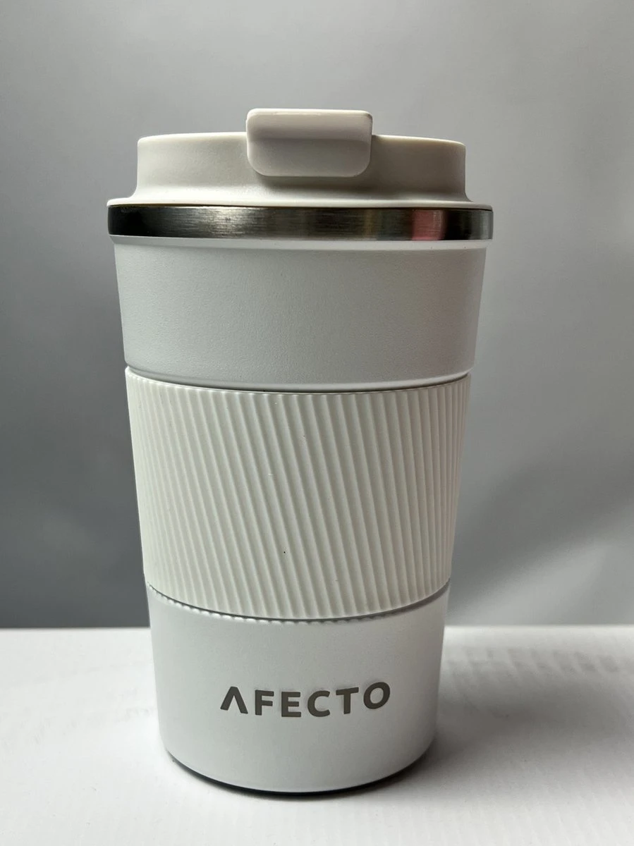 Koffie To Go Beker | Coffee To Go | Isolerende Beker Wit | Herbruikbaar | Inhoud 380 Ml 1 Koffie To Go Beker | Coffee To Go | Isolerende Beker Wit | Herbruikbaar | Inhoud 380 Ml