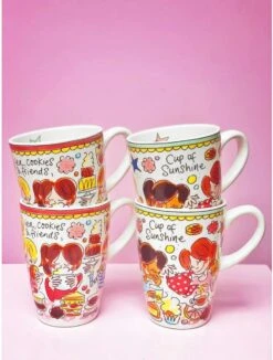 Blond Amsterdam Even Bijkletsen Beker XL 500 Ml - Mint Rand 9 Blond Amsterdam Even Bijkletsen Beker XL 500 Ml - Mint Rand -Bestek Winkel 910x1200 2