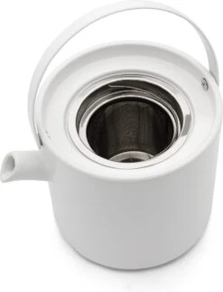 Bredemeijer - Theeset Umea Theepot 1.2L Met Theelichtwarmer - Mat Wit -Bestek Winkel 918x1200 2