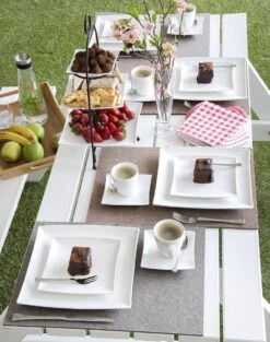 Maxwell & Williams East Meets West Serviesset - 6 Personen- 30 Delig - Wit -Bestek Winkel 947x1200 1