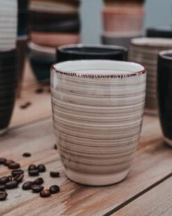 Koffiekopjes - Industrieel Grijs - Koffiebeker - Unieke Kleuren - Set Van 12 Kopjes (ook Los Verkrijgbaar) - 160ML En 340ML - Porselein - Hip En Trendy -Bestek Winkel 960x1200 3