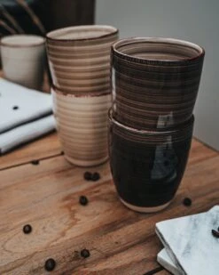 Koffiekopjes - Industrieel Grijs - Koffiebeker - Unieke Kleuren - Set Van 12 Kopjes (ook Los Verkrijgbaar) - 160ML En 340ML - Porselein - Hip En Trendy -Bestek Winkel 960x1200 4