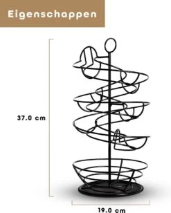 Eiermand – Eierrek – Eierhouder – Eieren – Zwart - Pasen - Tot 40 Eieren - 360° - BAULK® -Bestek Winkel 963x1200 2